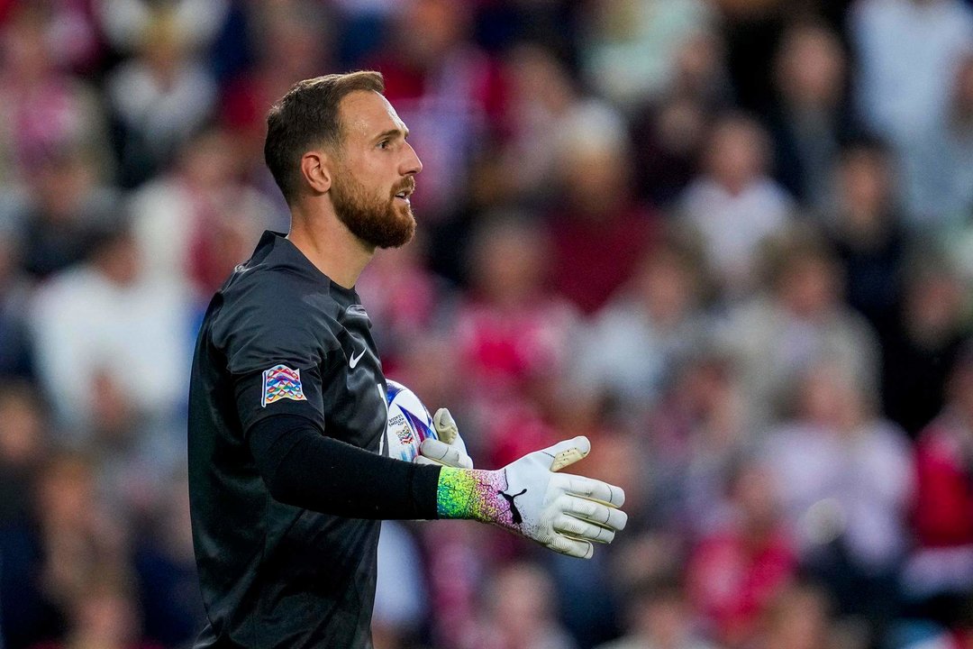 La selección de Eslovenia, con el meta del Atlético Madrid Jan Oblak como líder. EFE/EPA/Javad Parsa/Archivo