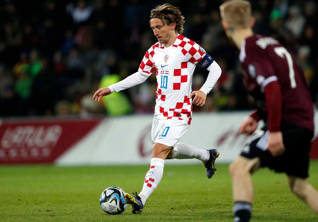 Luka Modric, en una imagen de archivo. EFE/EPA/TOMS KALNINS