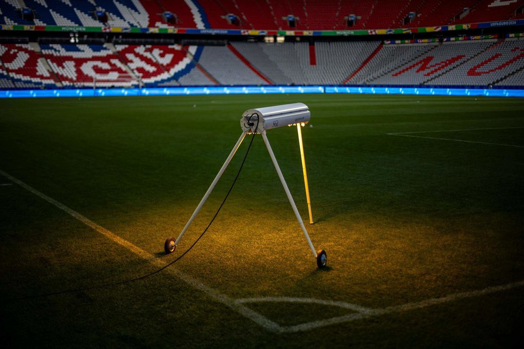 Preparativos en el Allianz Arena para la inauguración de la Eurocopa 2024. EFE/EPA/MARTIN DIVISEK