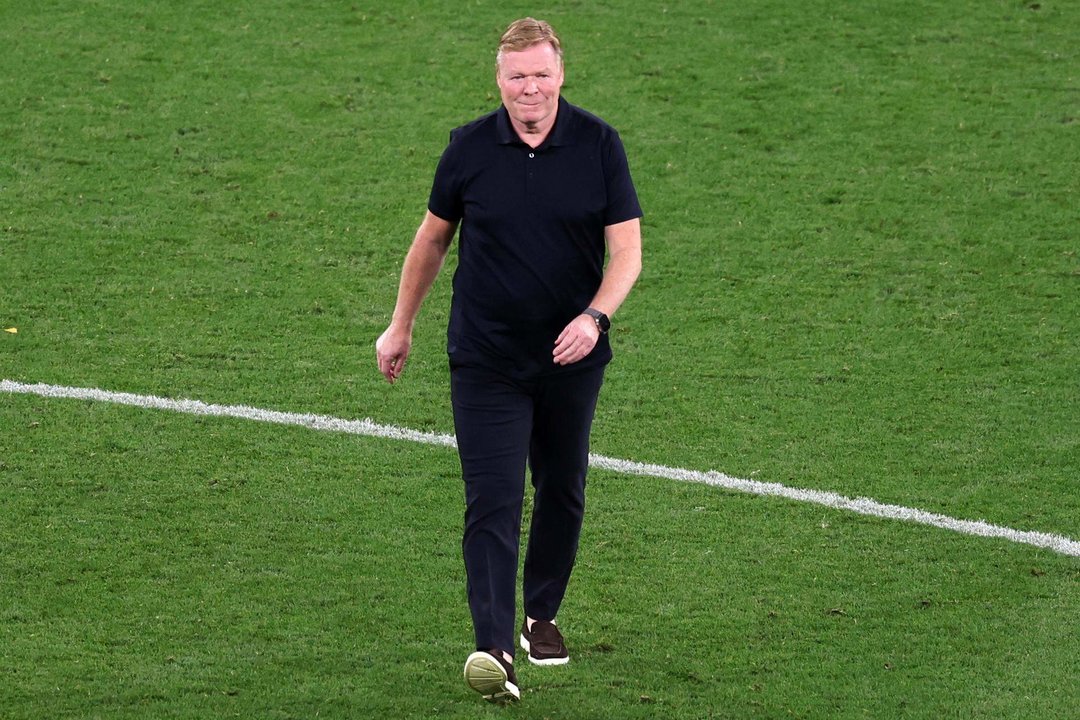 El seleccionador de los Países Bajos, Ronald Koeman. EFE/EPA/MOHAMED MESSARA