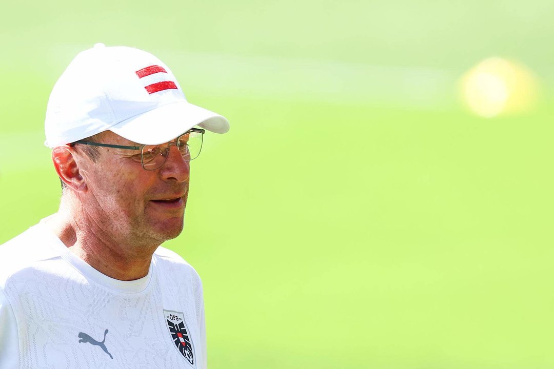 Ralf Rangnick, seleccionador de Austria. EFE/EPA/Filip Singer