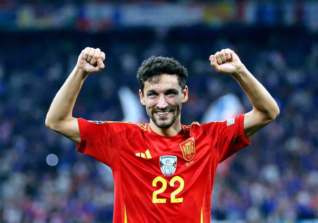 Jesús Navas, defensa de España, ante Francia. EFE/EPA/RONALD WITTEK